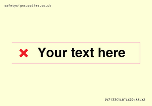 Custom plain background, red cross sign